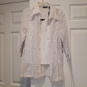 Samuel Dong 2 piece  tank and blouse